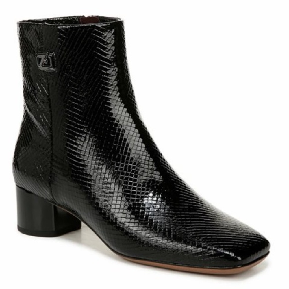 Franco Sarto Noah Bootie In Black Snake